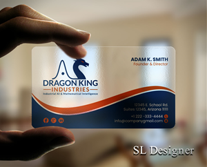 Business Card Design by SL Designer for Dragon King Industries | Design: #35637985