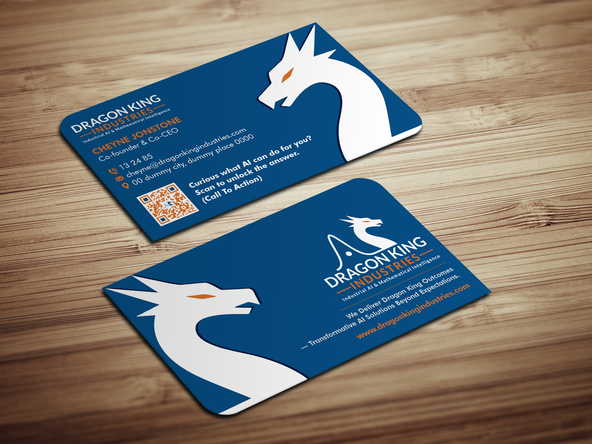 Visitenkarten-Design von Magic of Art für Dragon King Industries | Design #35642698