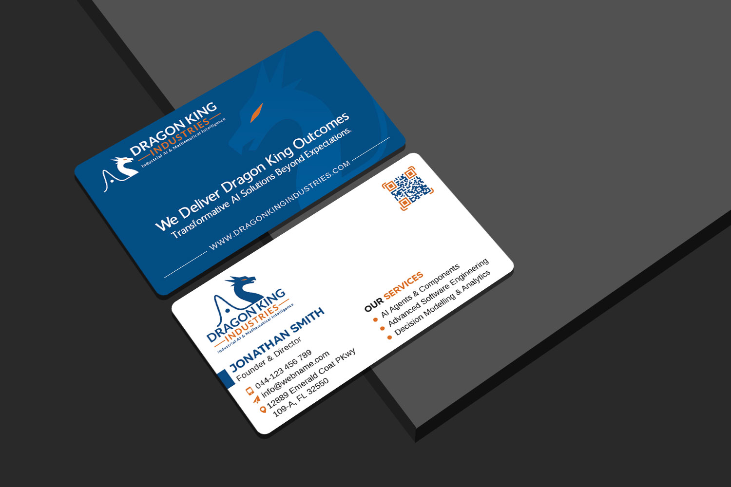 Business Card Design by rainbowmagic2017 for Dragon King Industries | Design #35636256