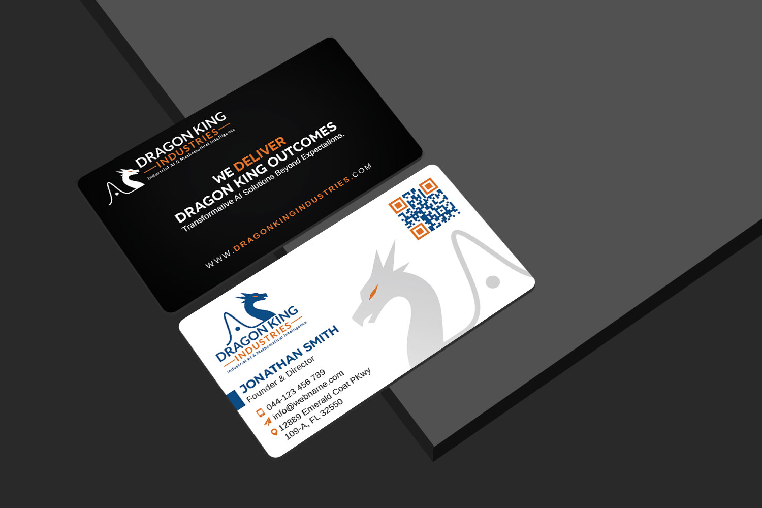 Business Card Design by rainbowmagic2017 for Dragon King Industries | Design #35643071