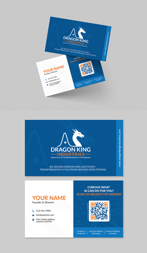 Design de Carte de Visite par vcreatived pour Dragon King Industries | Design : #35641867