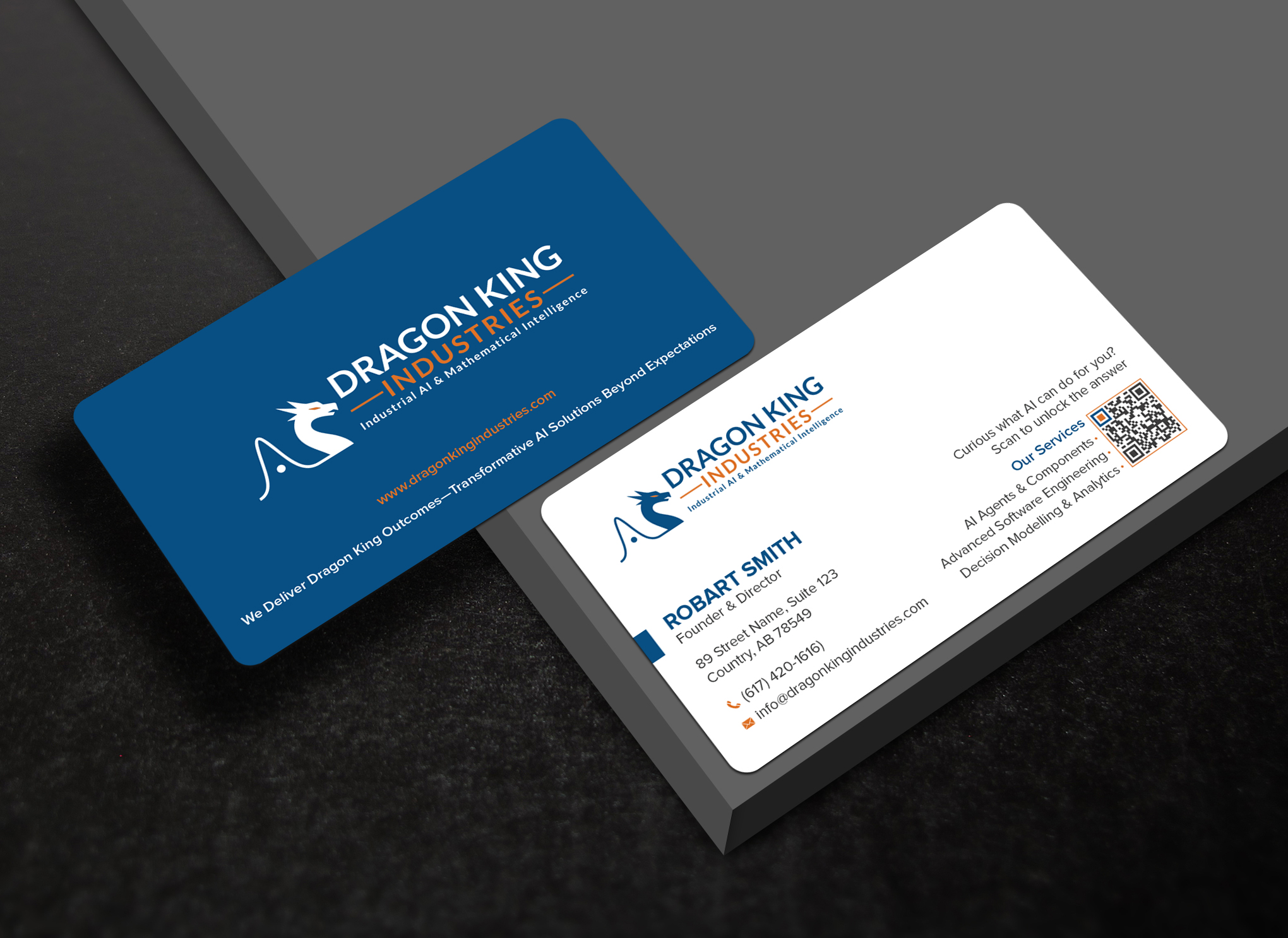 Visitenkarten-Design von Uttom 2 für Dragon King Industries | Design #35635623