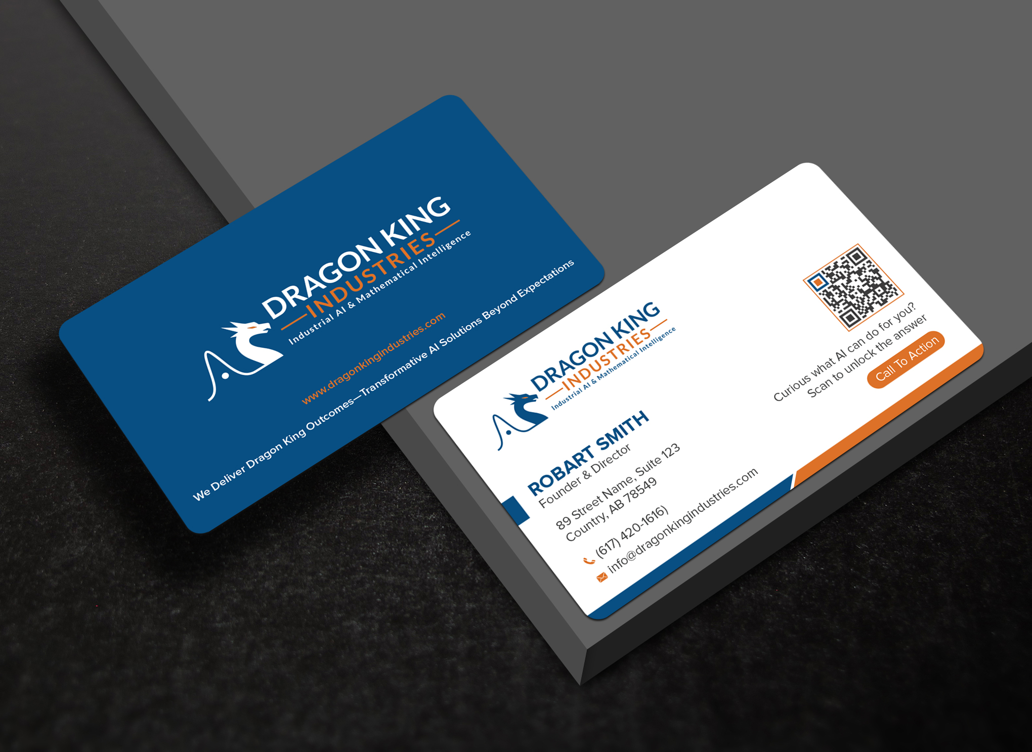 Visitenkarten-Design von Uttom 2 für Dragon King Industries | Design #35635626