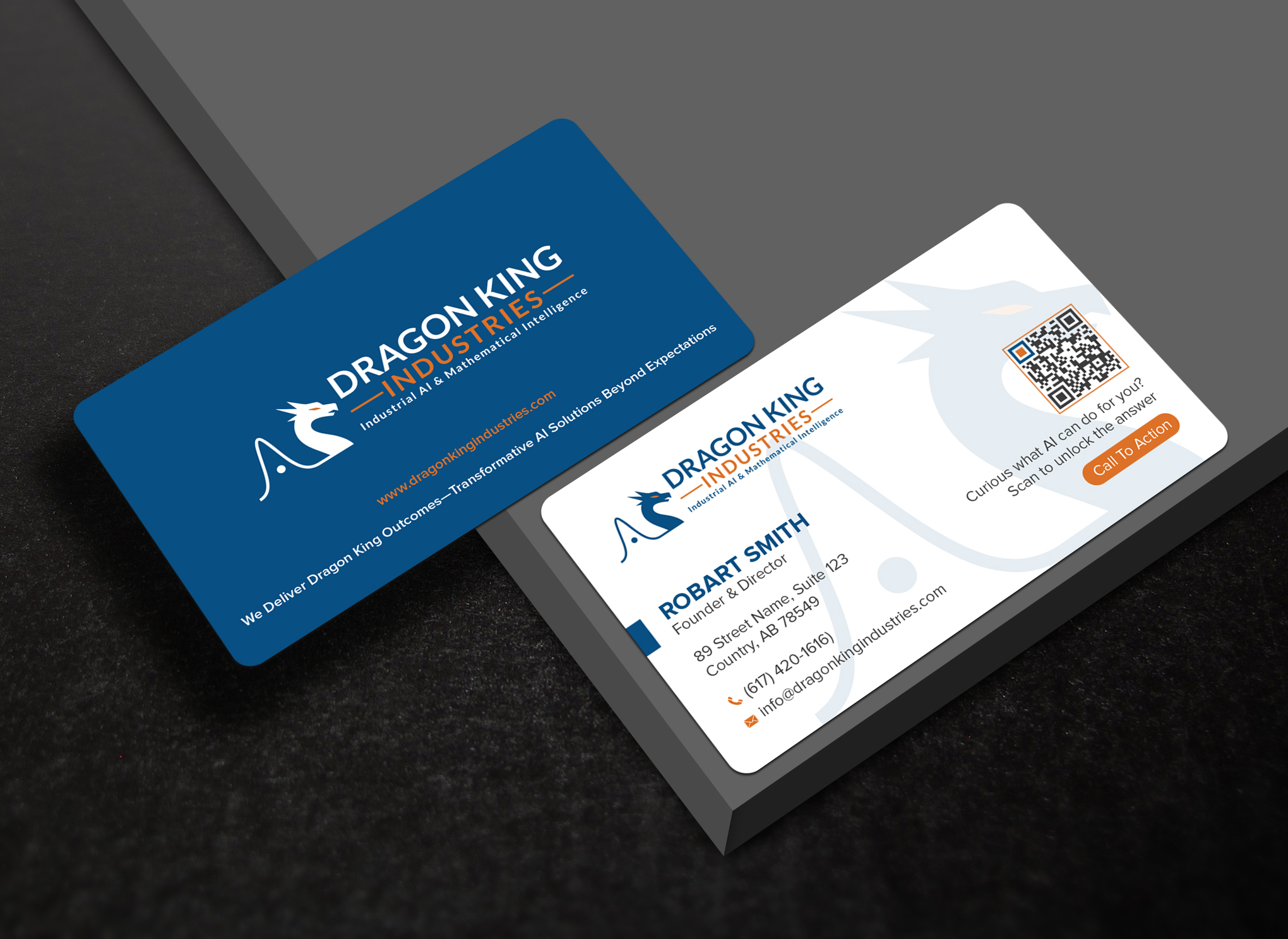 Visitenkarten-Design von Uttom 2 für Dragon King Industries | Design #35635627