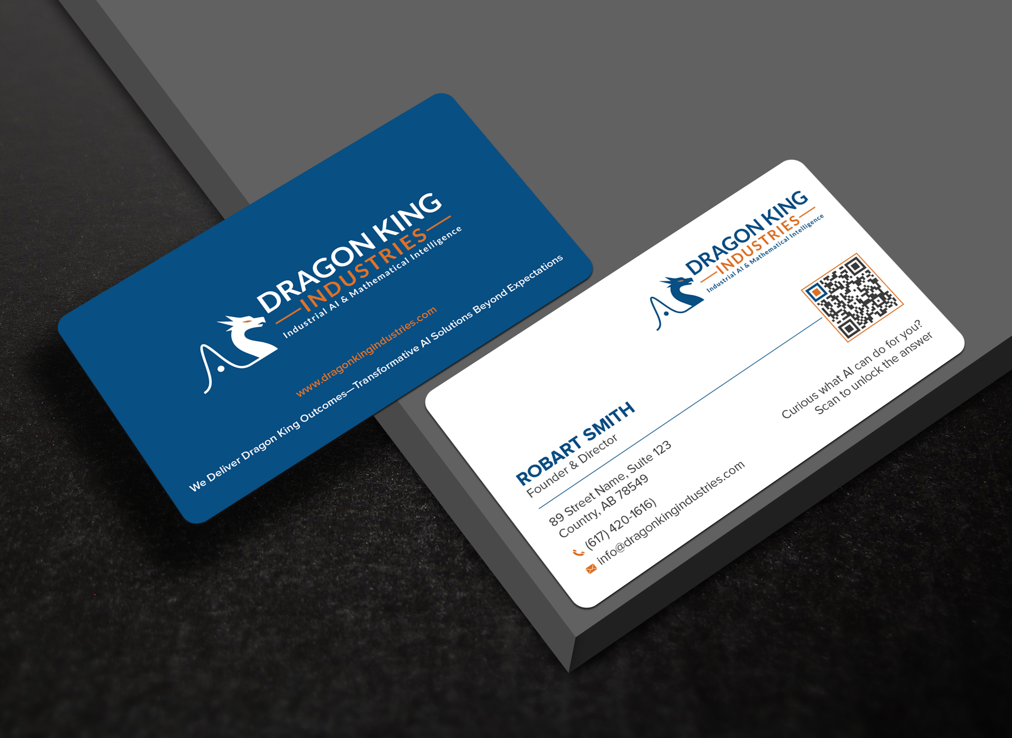 Visitenkarten-Design von Uttom 2 für Dragon King Industries | Design #35636725