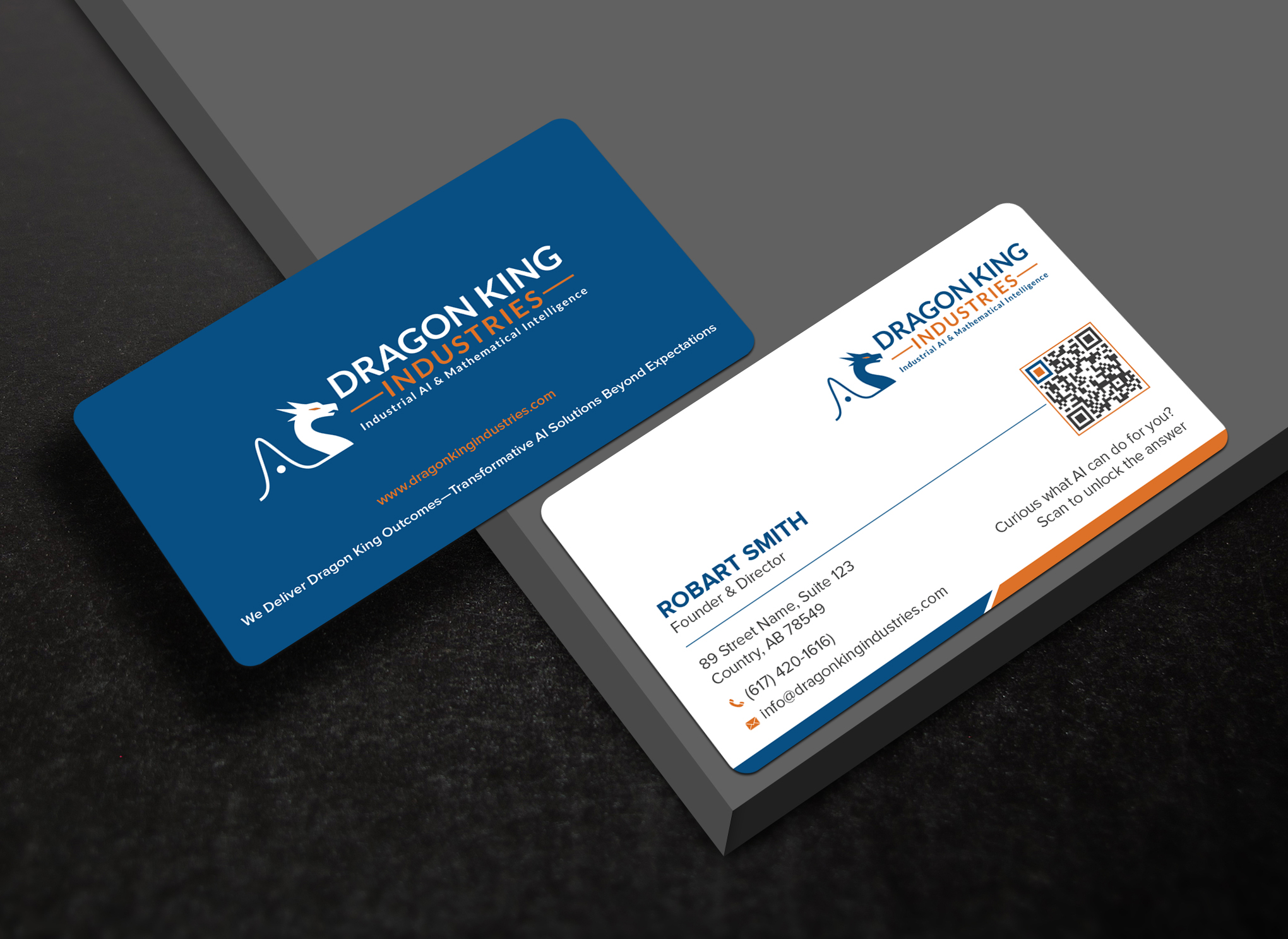 Visitenkarten-Design von Uttom 2 für Dragon King Industries | Design #35636726