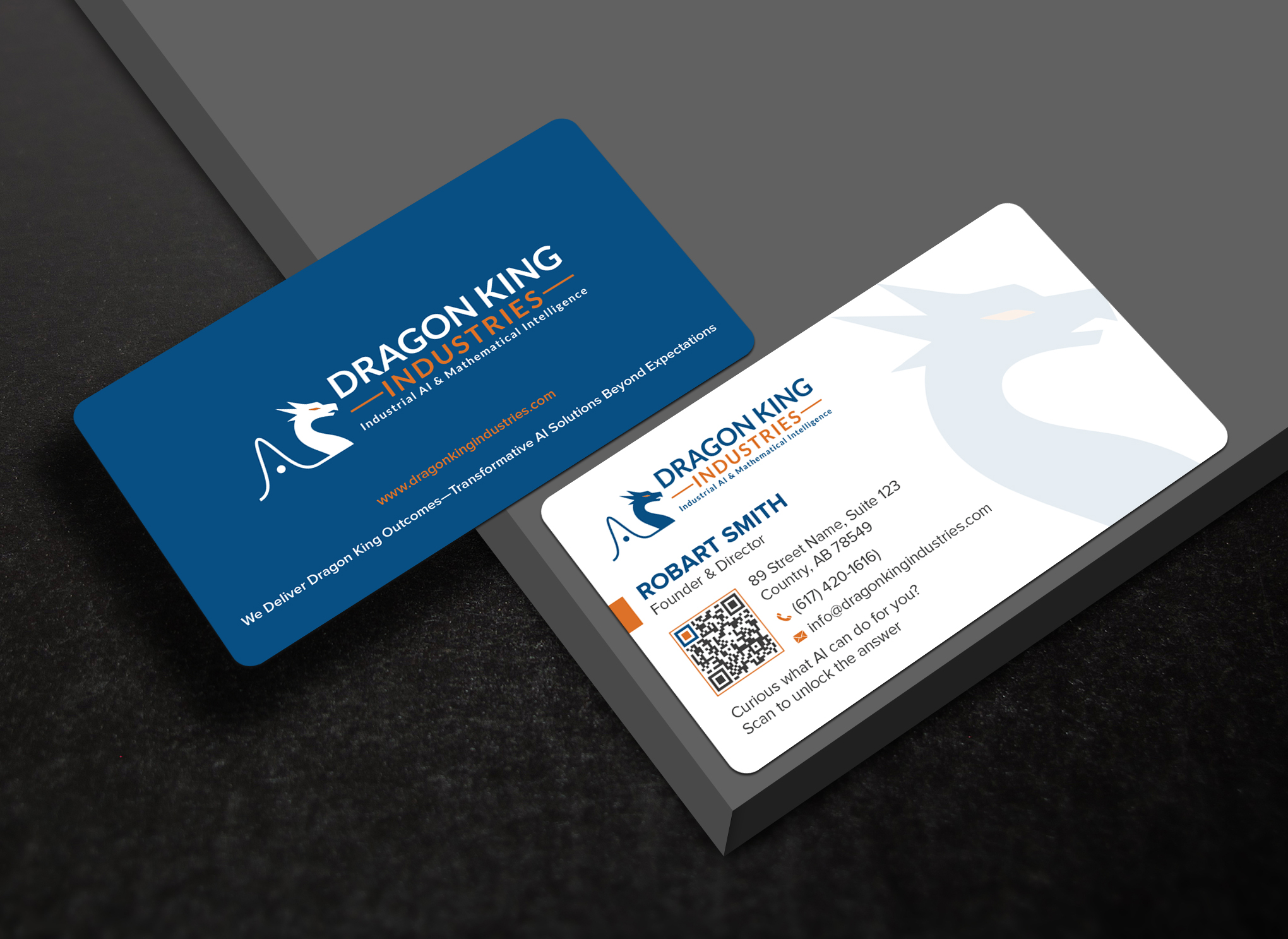 Visitenkarten-Design von Uttom 2 für Dragon King Industries | Design #35636727