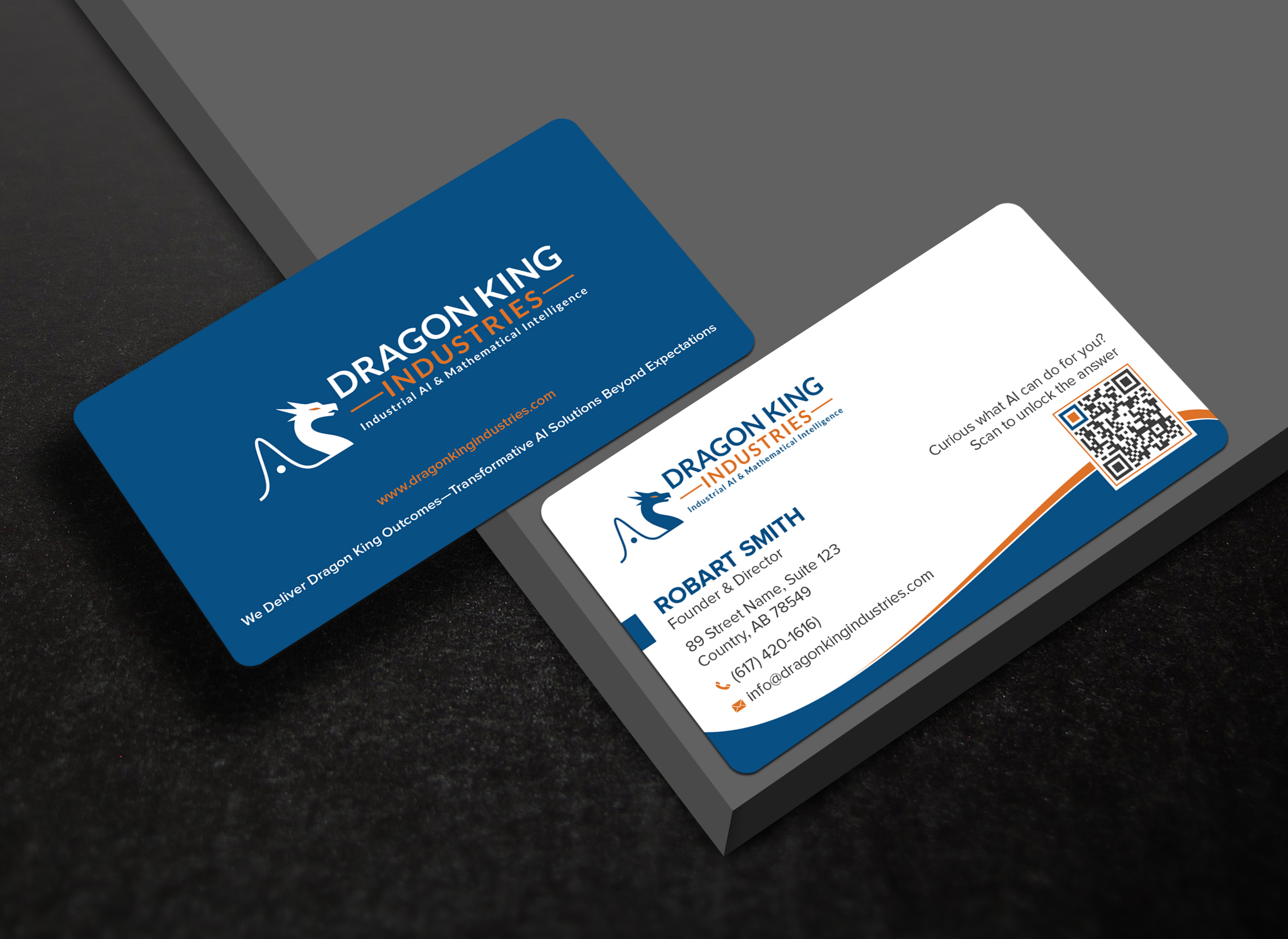 Visitenkarten-Design von Uttom 2 für Dragon King Industries | Design #35636728