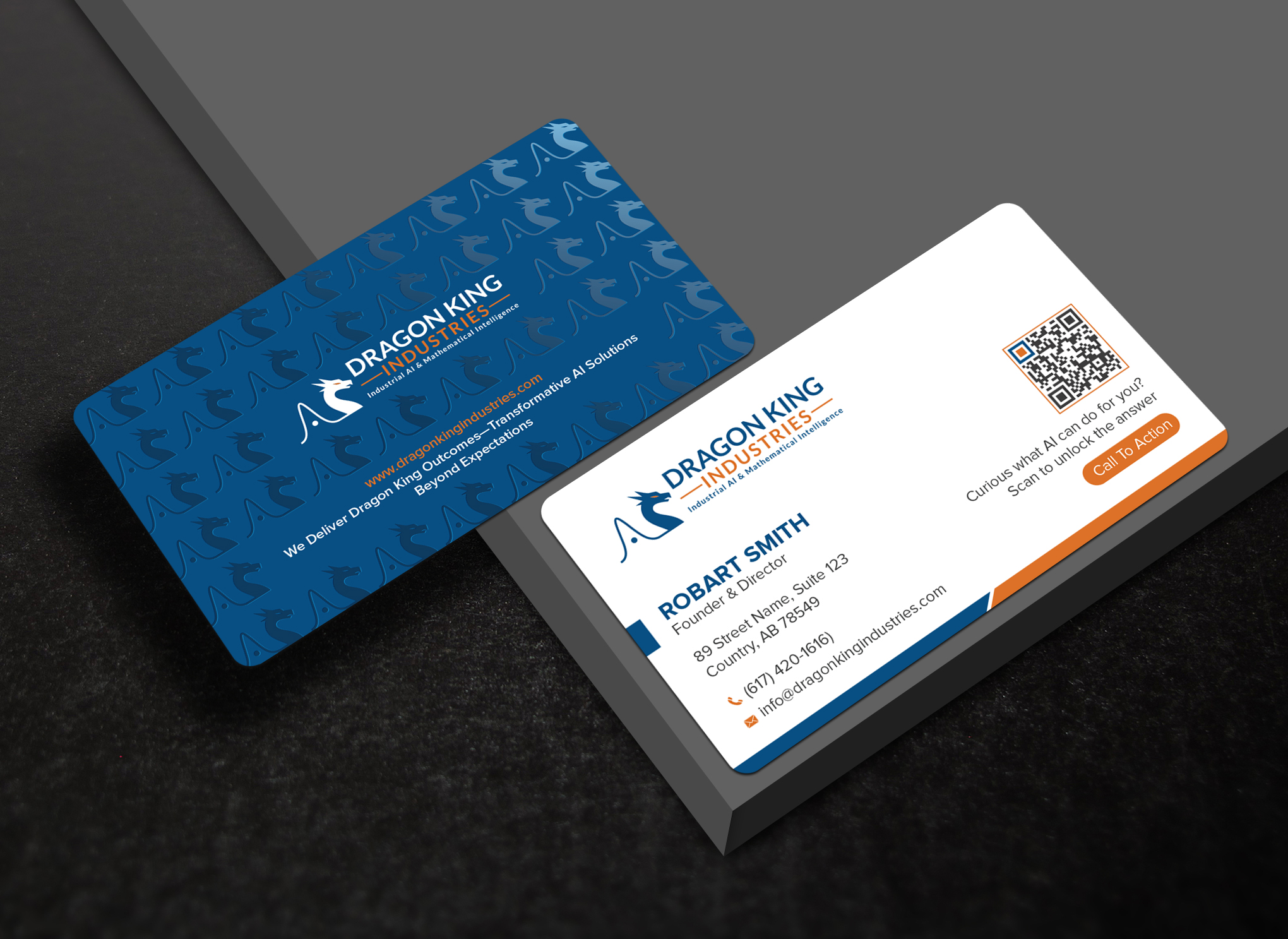 Visitenkarten-Design von Uttom 2 für Dragon King Industries | Design #35658191