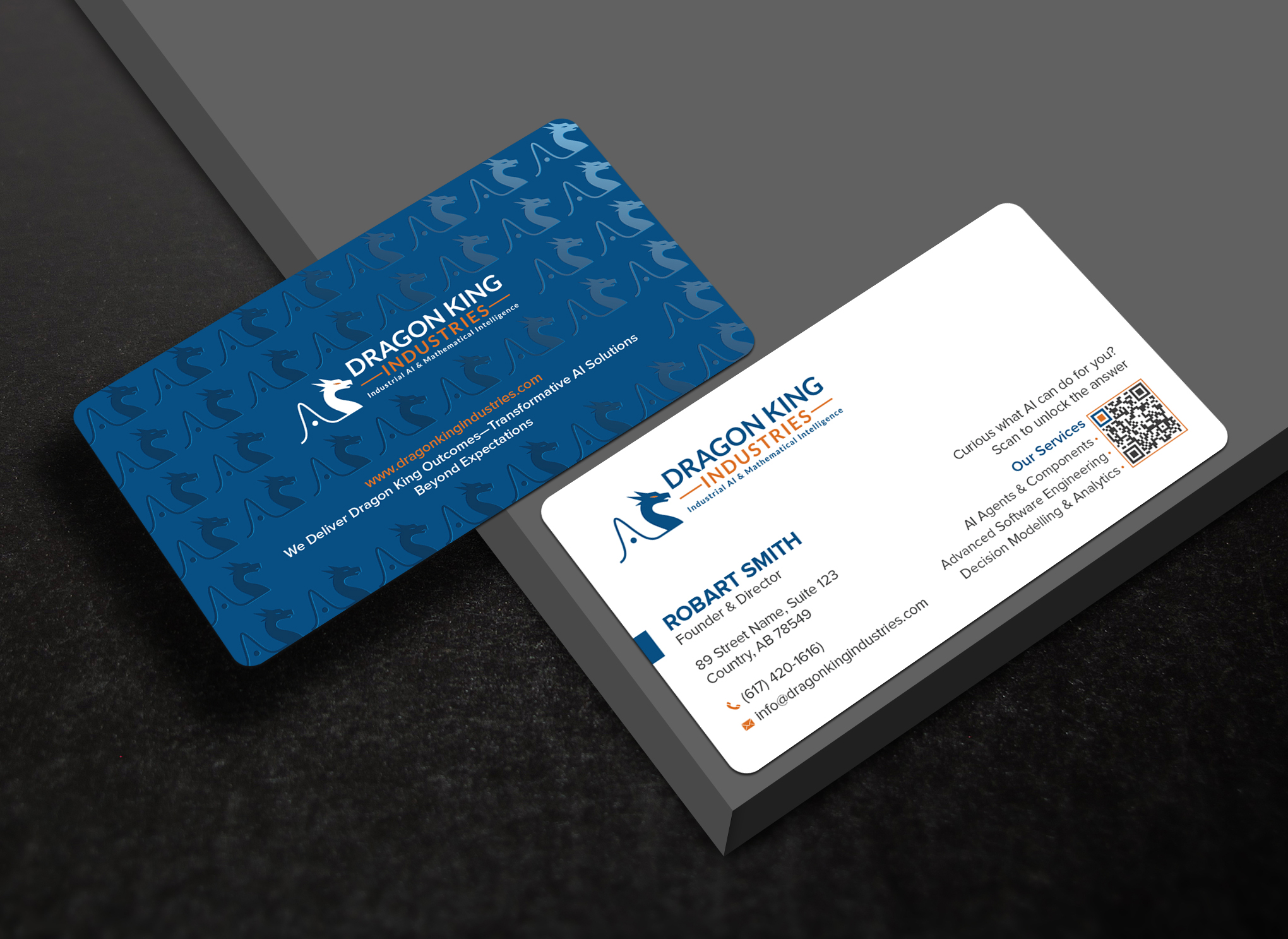 Visitenkarten-Design von Uttom 2 für Dragon King Industries | Design #35658193