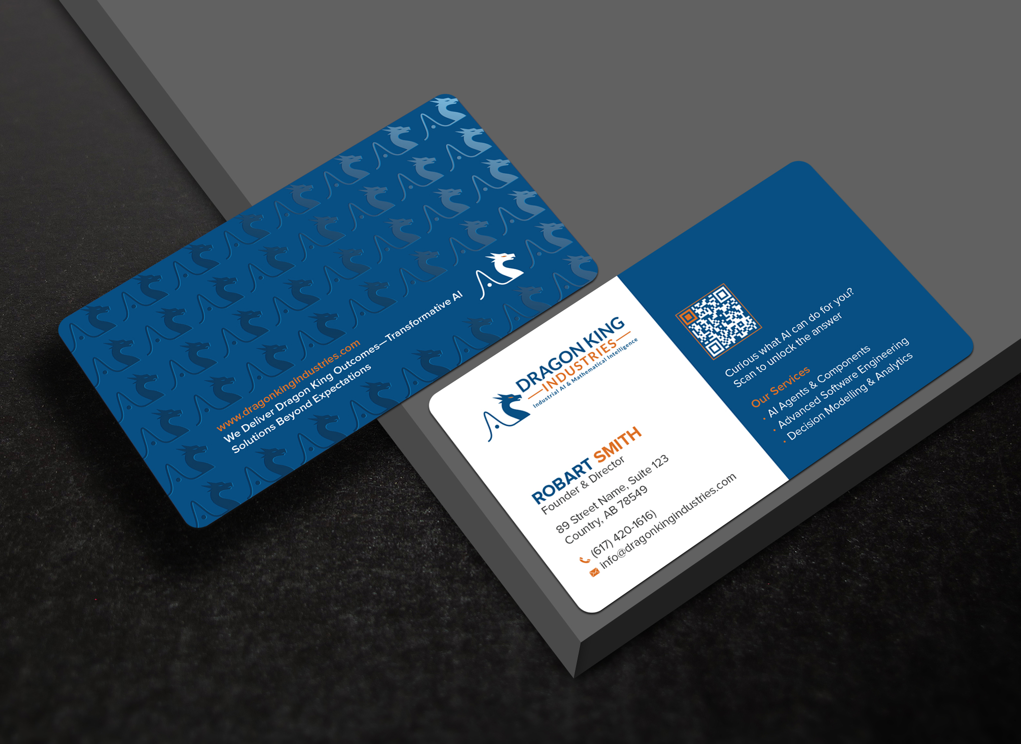 Visitenkarten-Design von Uttom 2 für Dragon King Industries | Design #35673061