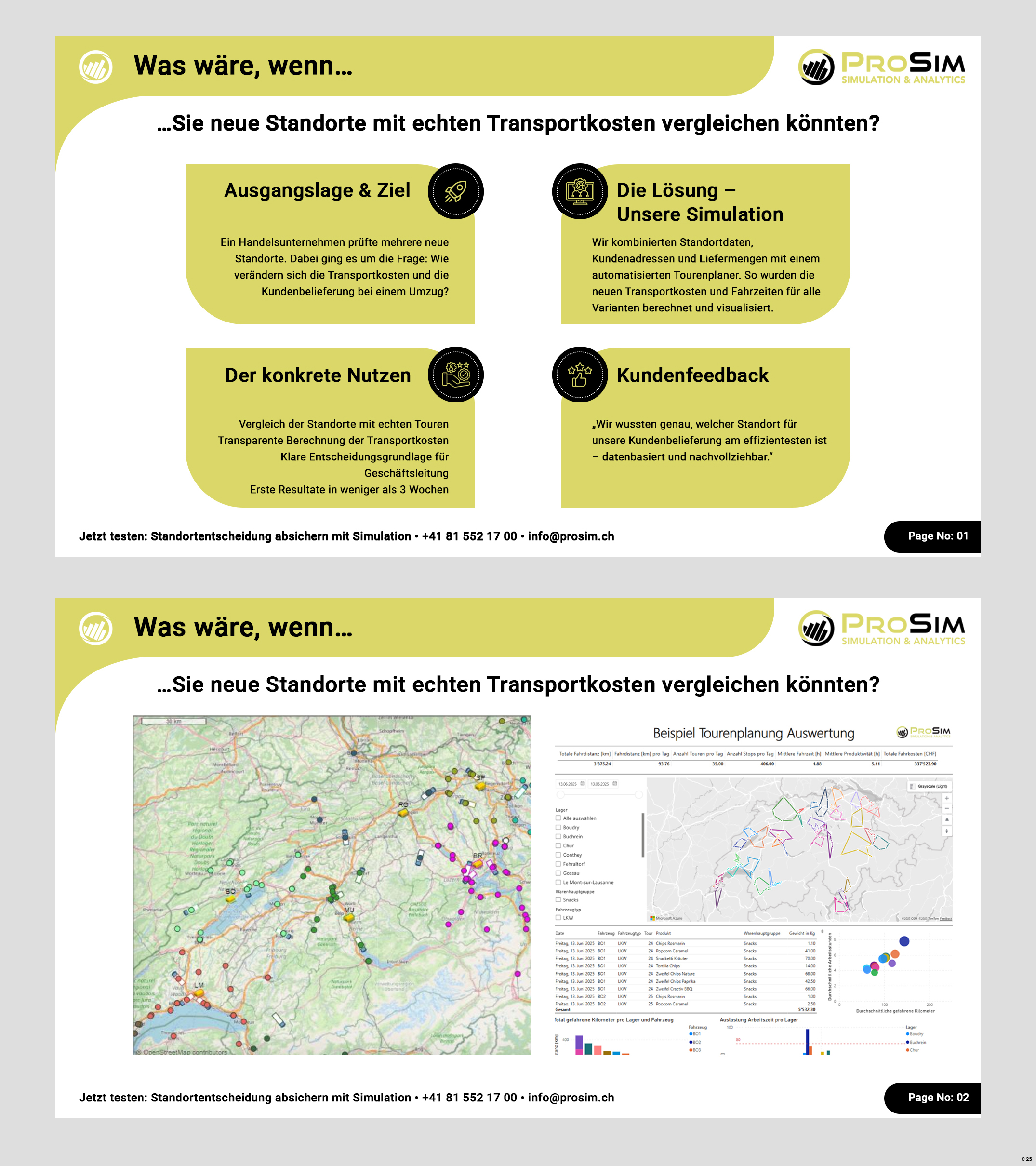 Diseño de Flyer por pb para ProSim GmbH | Diseño #35644929