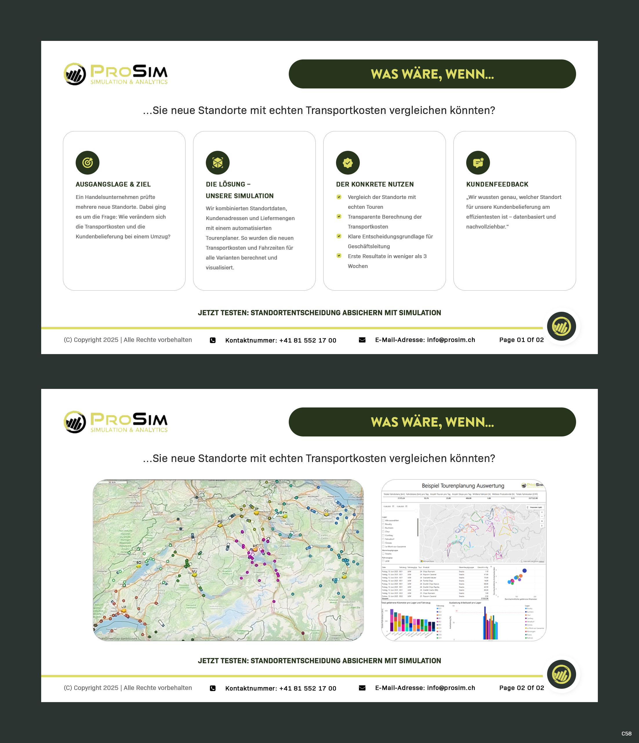 Flyer Design by pb for ProSim GmbH | Design #35644933