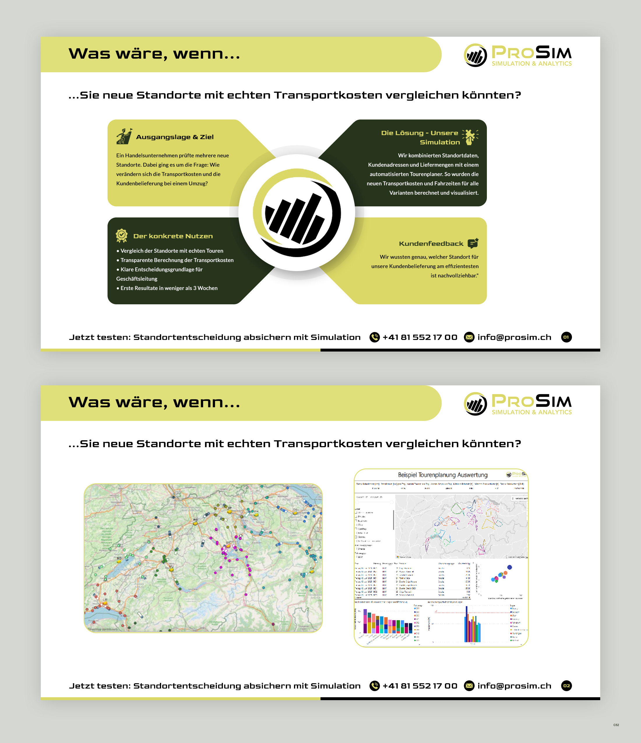 Diseño de Flyer por pb para ProSim GmbH | Diseño #35644935