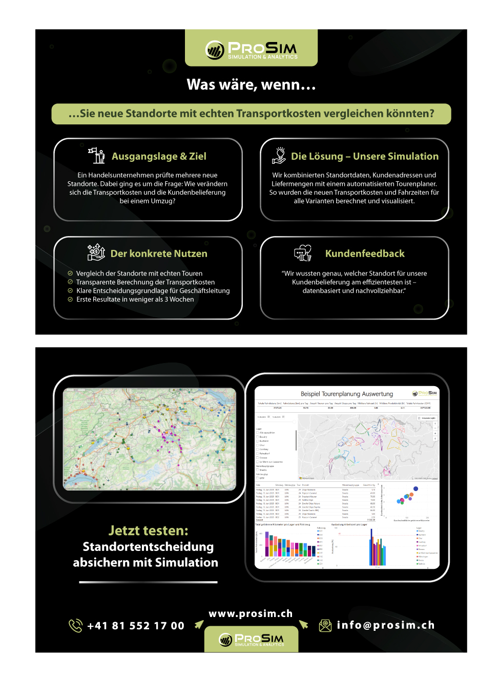 Flyer Design by Maystro for ProSim GmbH | Design #35636768