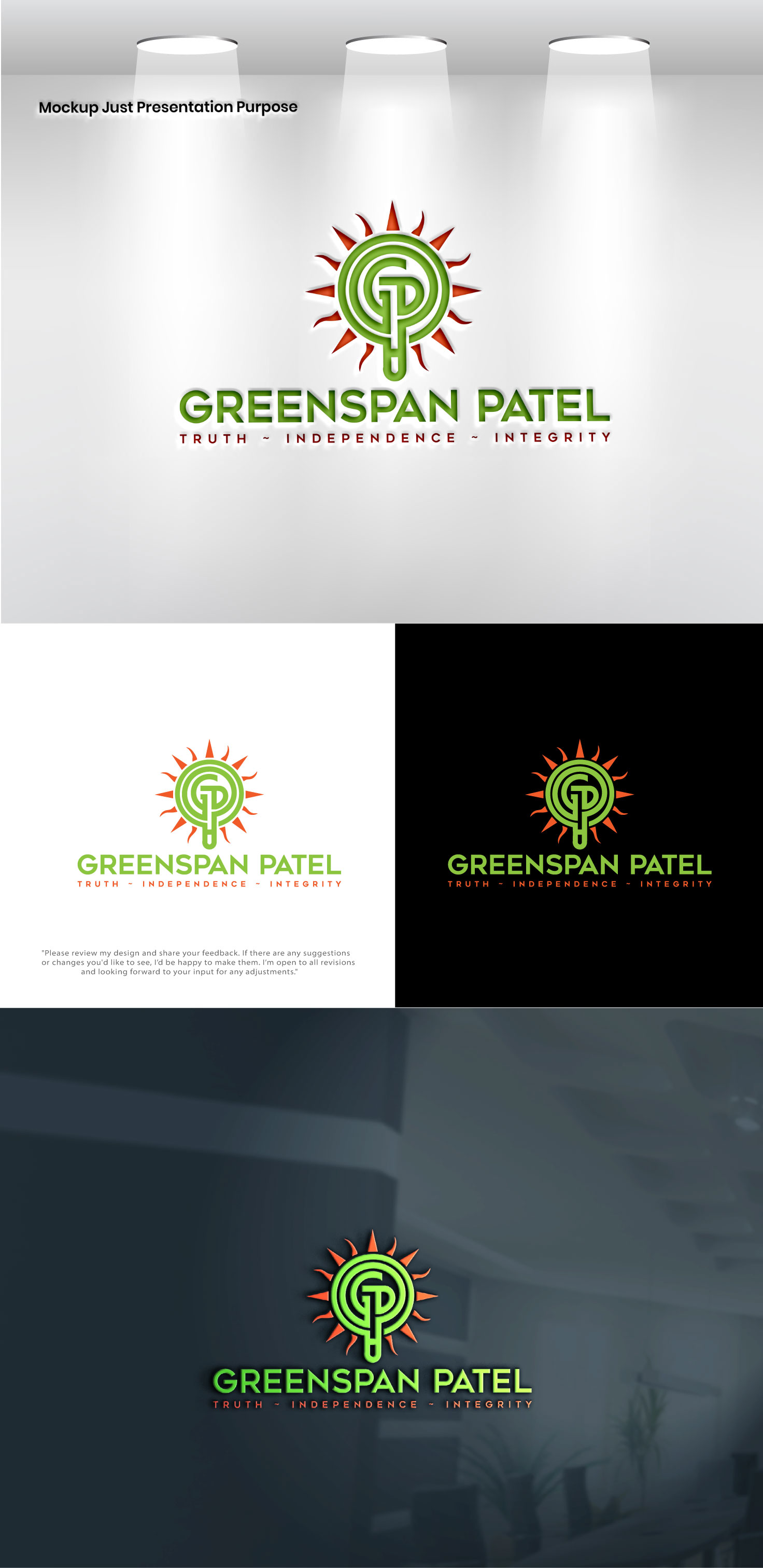 Logo-Design von VectorForge für Greenspan Patel | Design #35650295