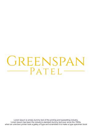 Logo Design by Abigaill_design for Greenspan Patel | Design: #35642164