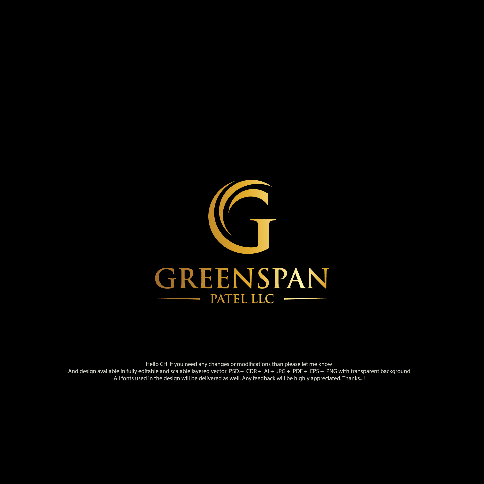 Diseño de Logo por logofy2025 para Greenspan Patel | Diseño #35670485