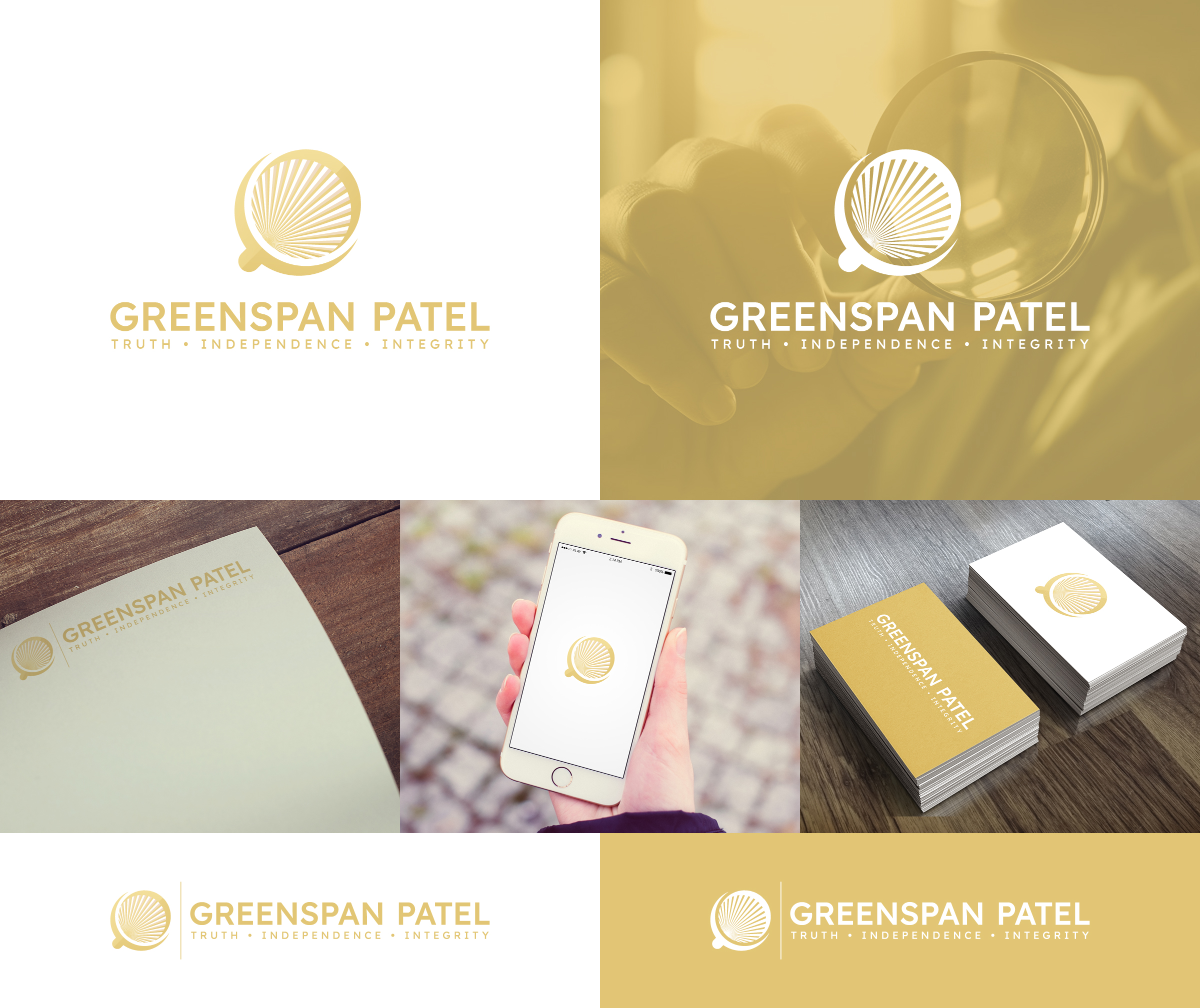 Logo-Design von NineOwl für Greenspan Patel | Design #35647687