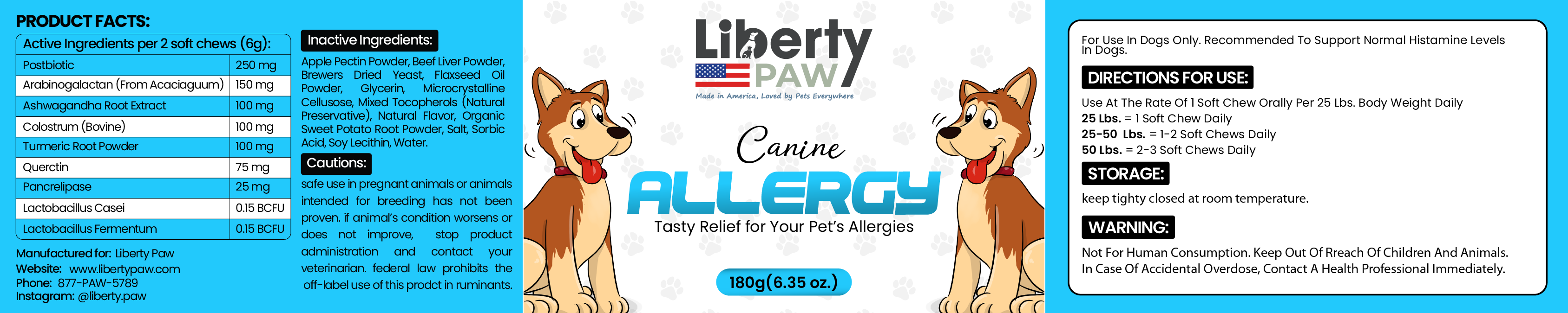 Label Design by Deziners Zone for Liberty Paw LLC | Design #35654915