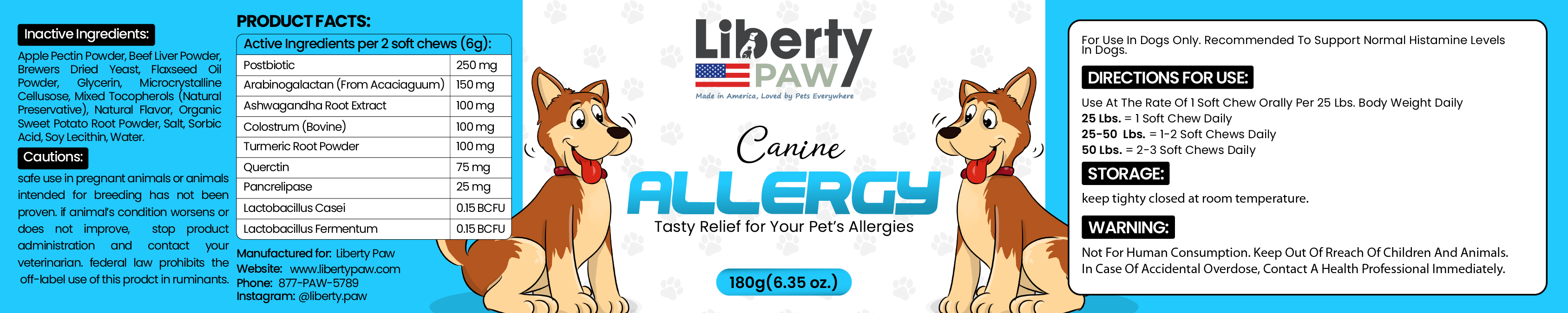 Diseño de Etiqueta por Deziners Zone para Liberty Paw LLC | Diseño #35654916