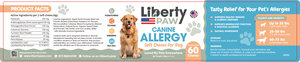Label Design by Dzhafir for Liberty Paw LLC | Design: #35674181