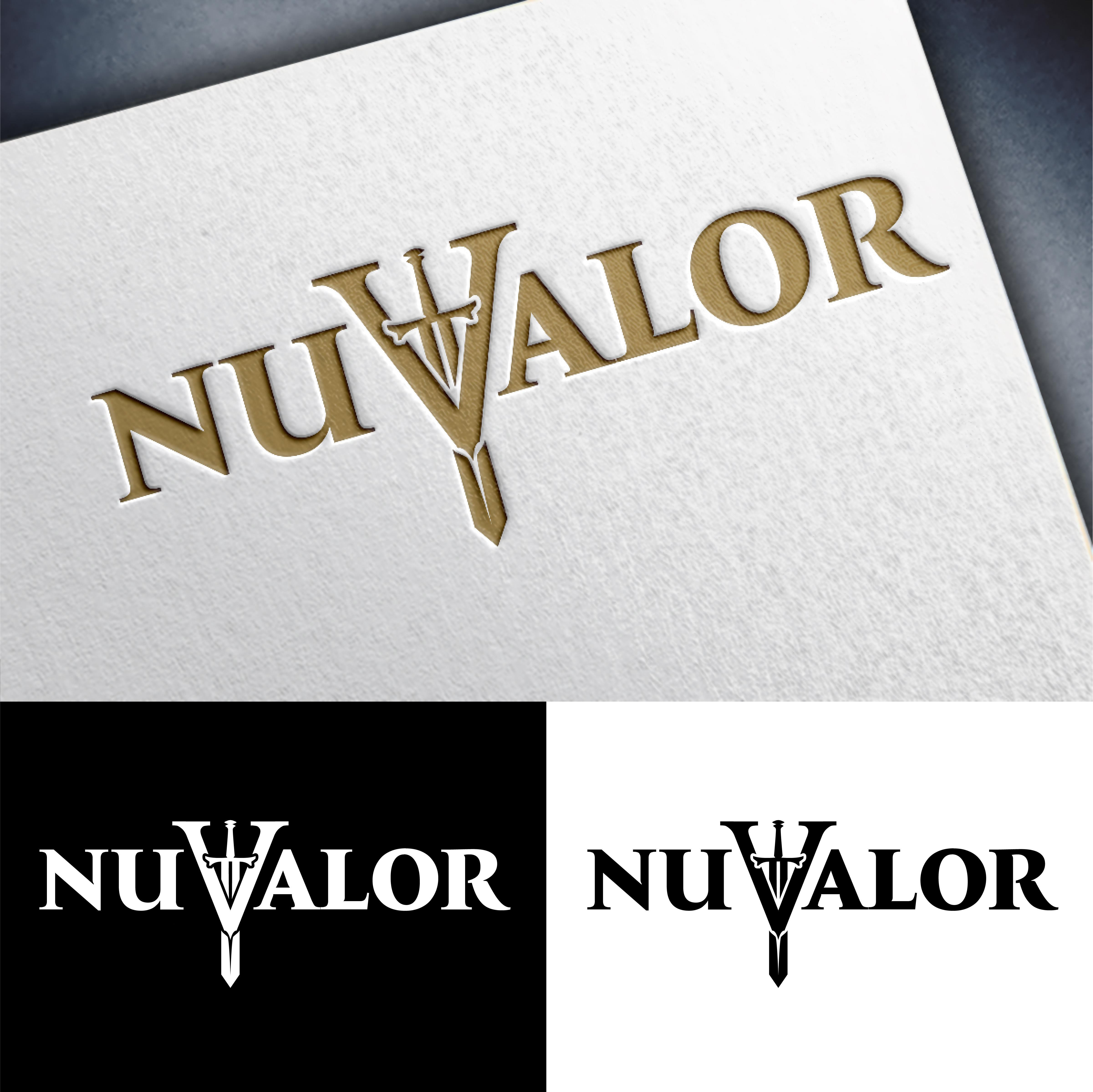 Diseño de Logo por John Mark Arts para NuValor LLC | Diseño #35650386
