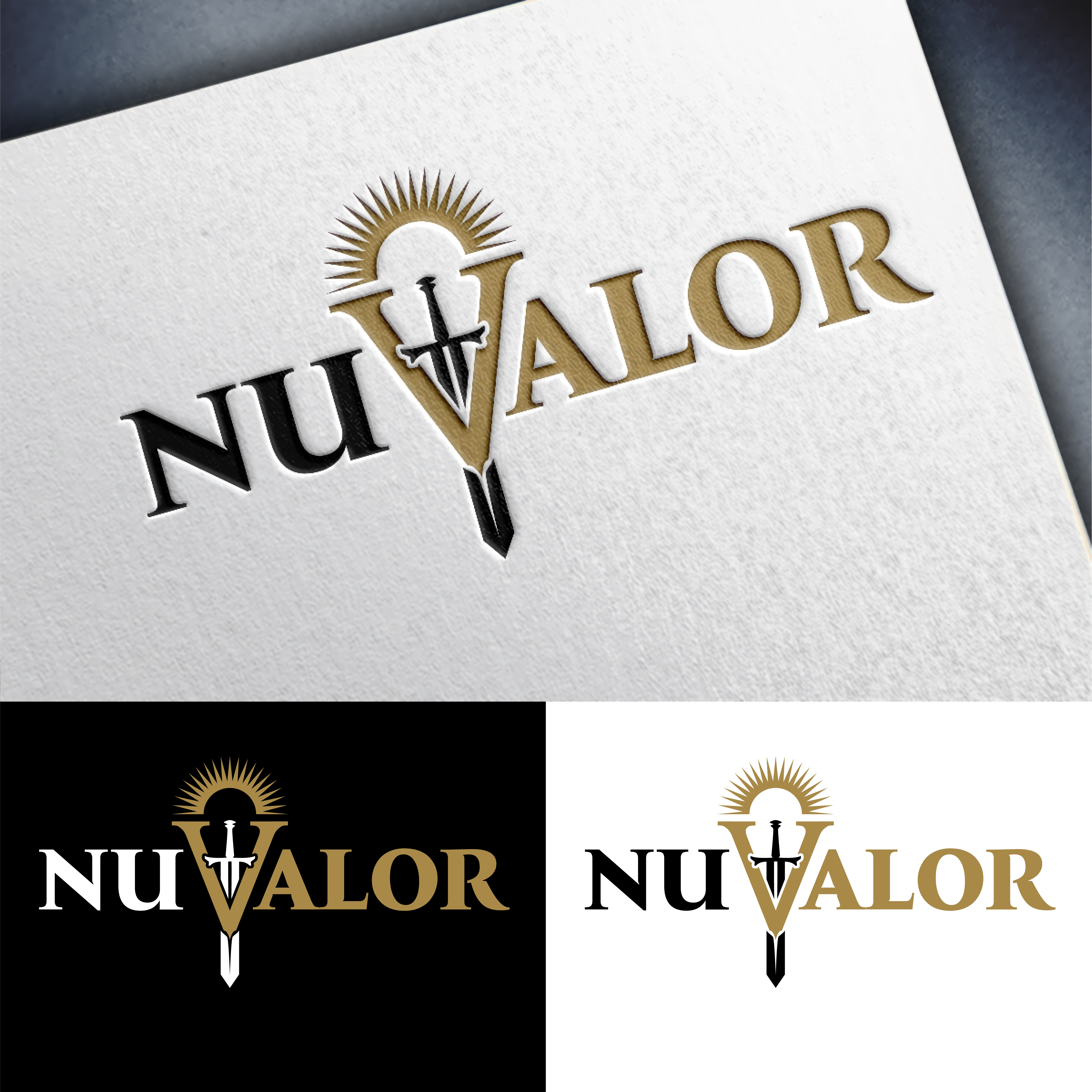 Diseño de Logo por John Mark Arts para NuValor LLC | Diseño #35651757