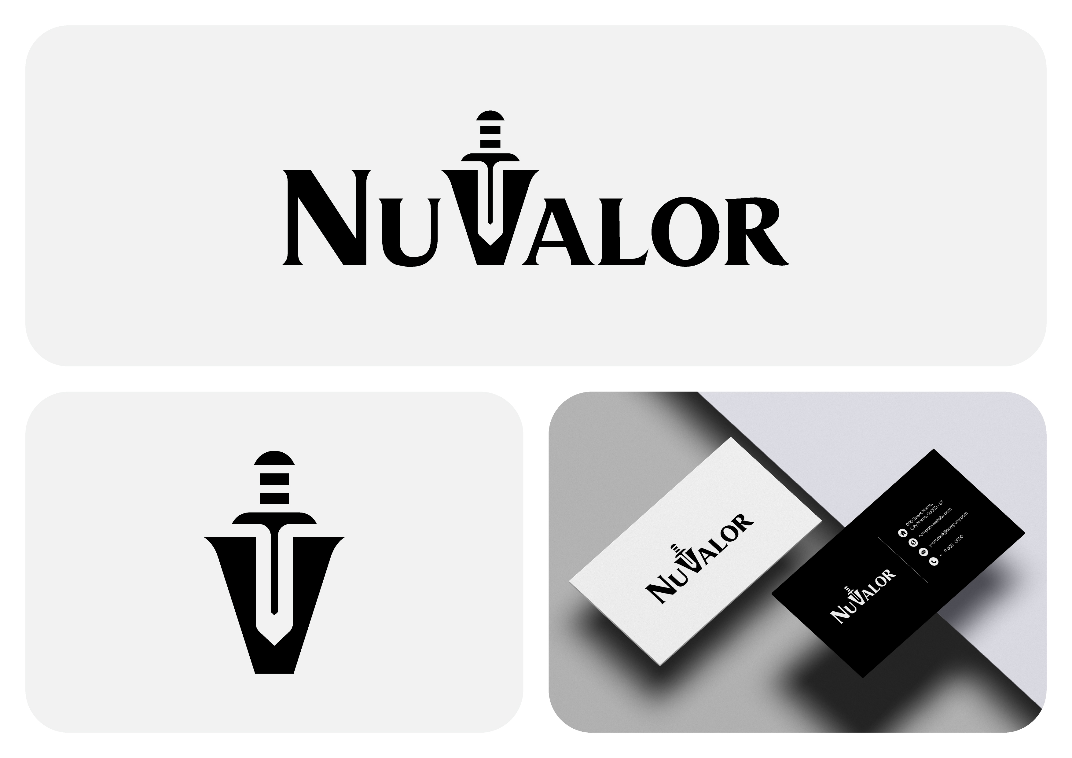 Logo Design by Tejas_R for NuValor LLC | Design #35653028