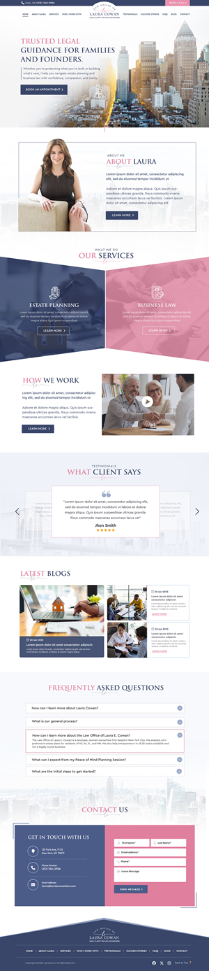 Web Design by Blue Sparrow for this project | Design: #35654713