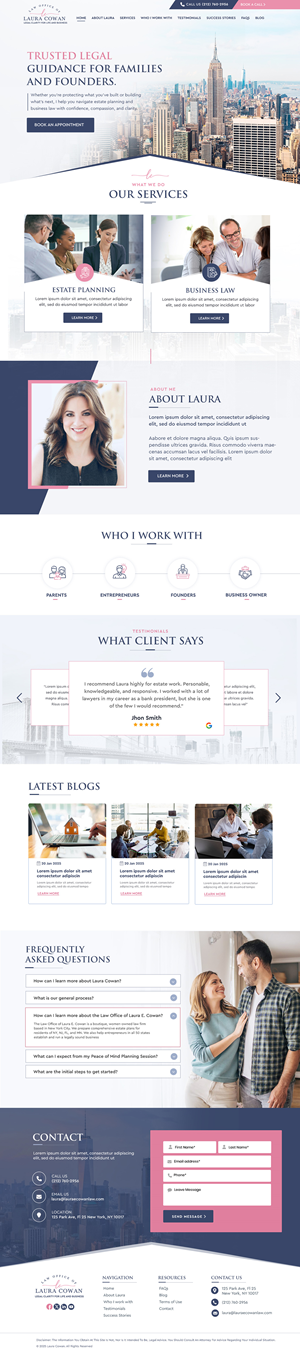 Web Design by Blue Sparrow for this project | Design: #35654714
