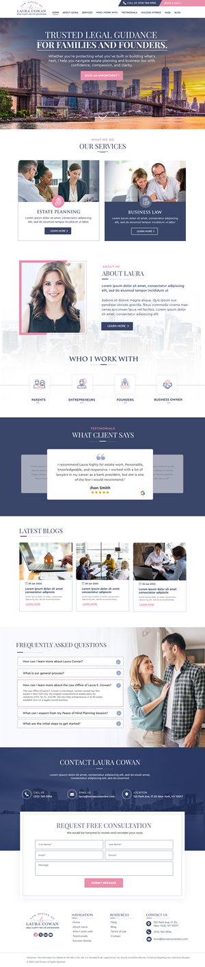 Web Design by Blue Sparrow for this project | Design: #35654717