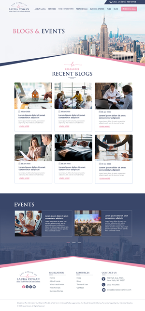 Web Design by Blue Sparrow for this project | Design: #35735091