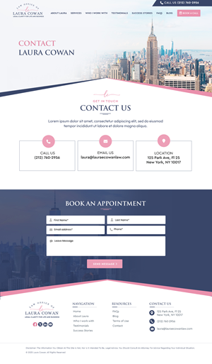 Web Design by Blue Sparrow for this project | Design: #35735093