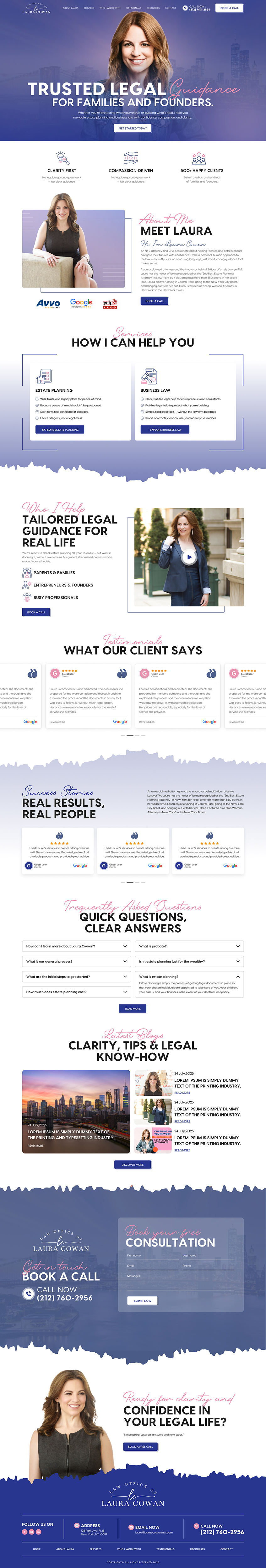 Web Design by IDesign1606 for this project | Design #35664803