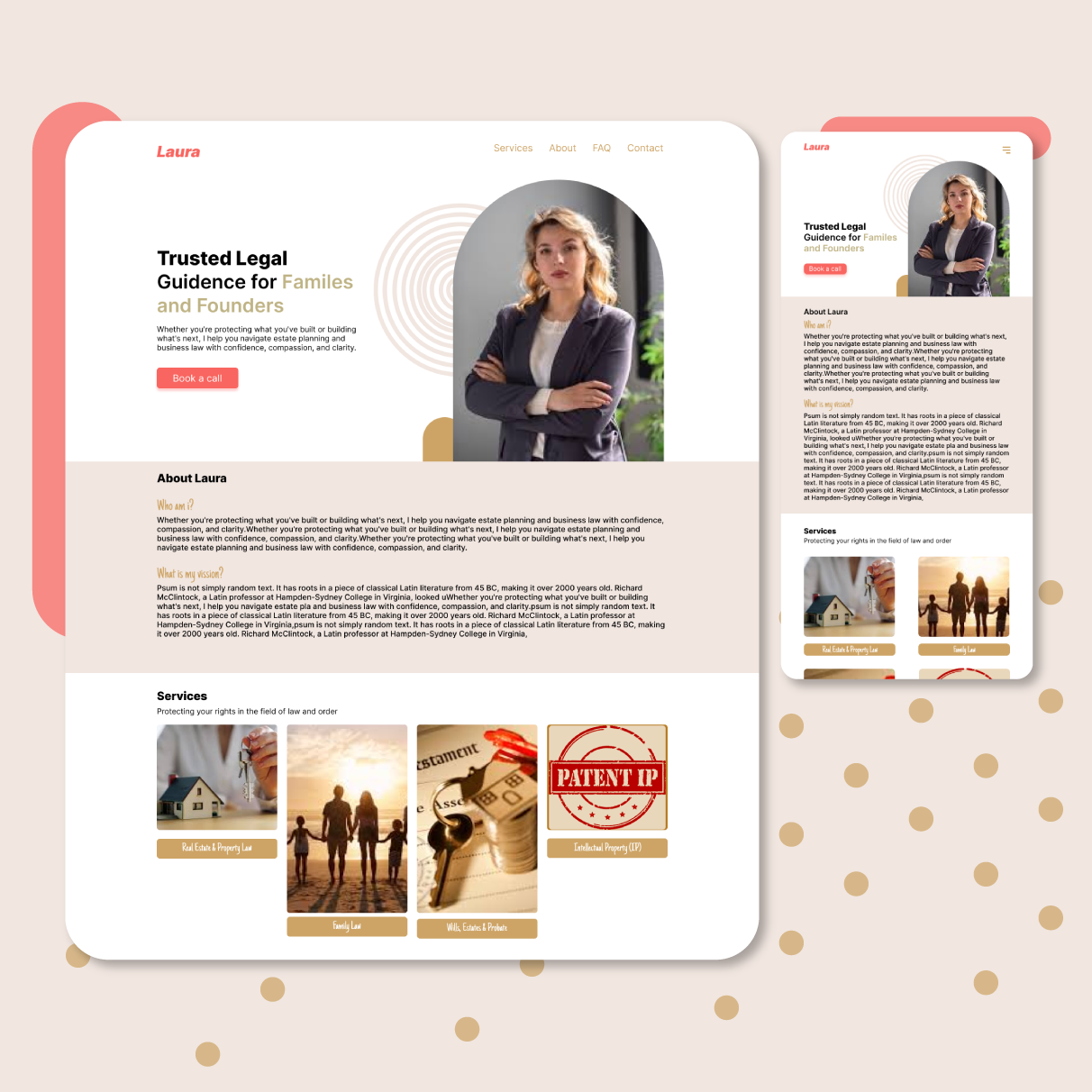 Web Design by Allen Designs for this project | Design #35663155