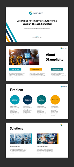 PowerPoint Design by Im_San for T-SIM Solutions | Design: #35665563