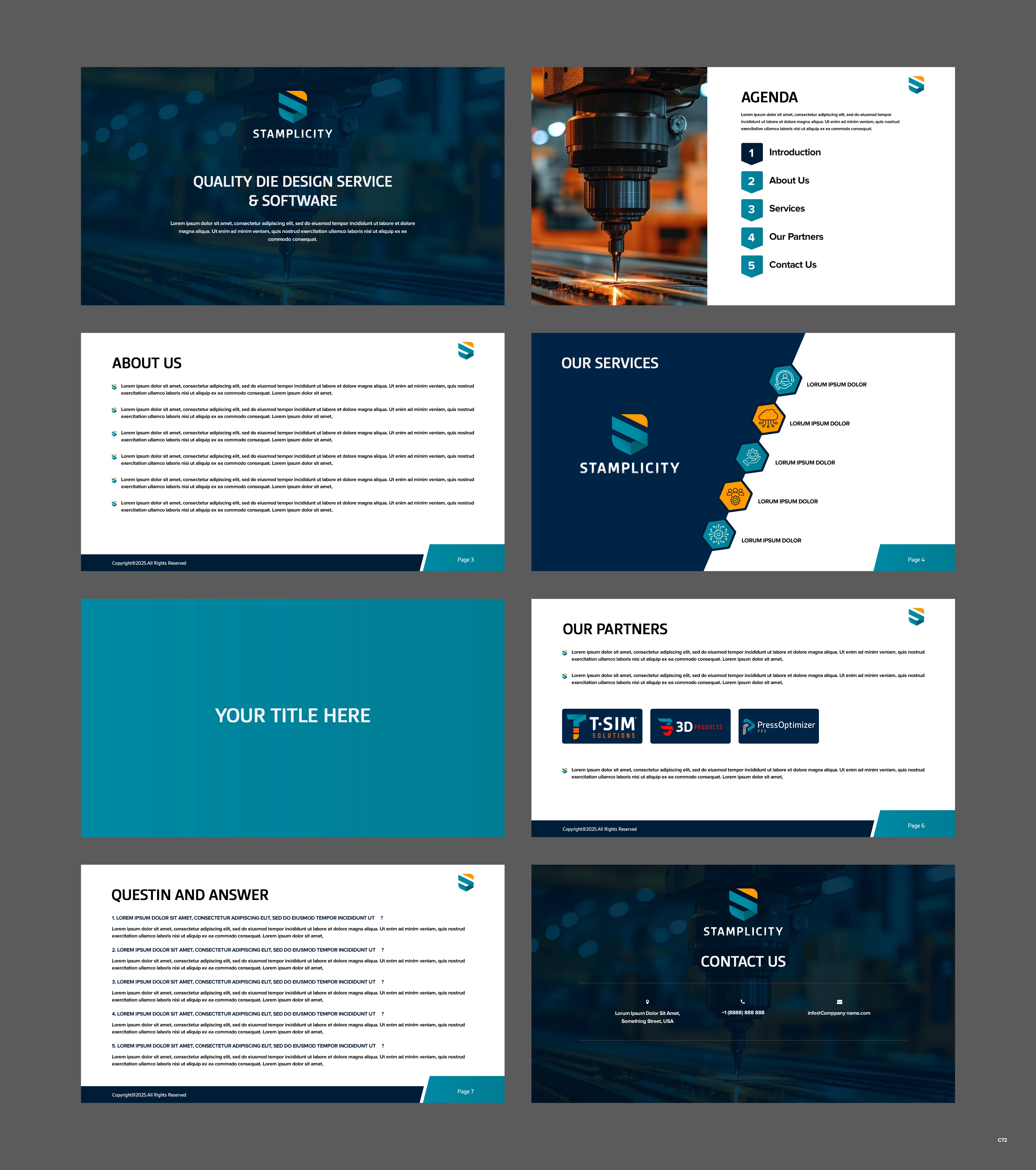 PowerPoint Design by pb for T-SIM Solutions | Design #35655379