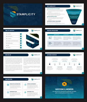 PowerPoint Design by pb for T-SIM Solutions | Design: #35655384