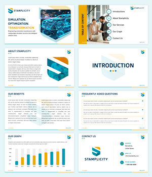 PowerPoint Design by pb for T-SIM Solutions | Design: #35655385