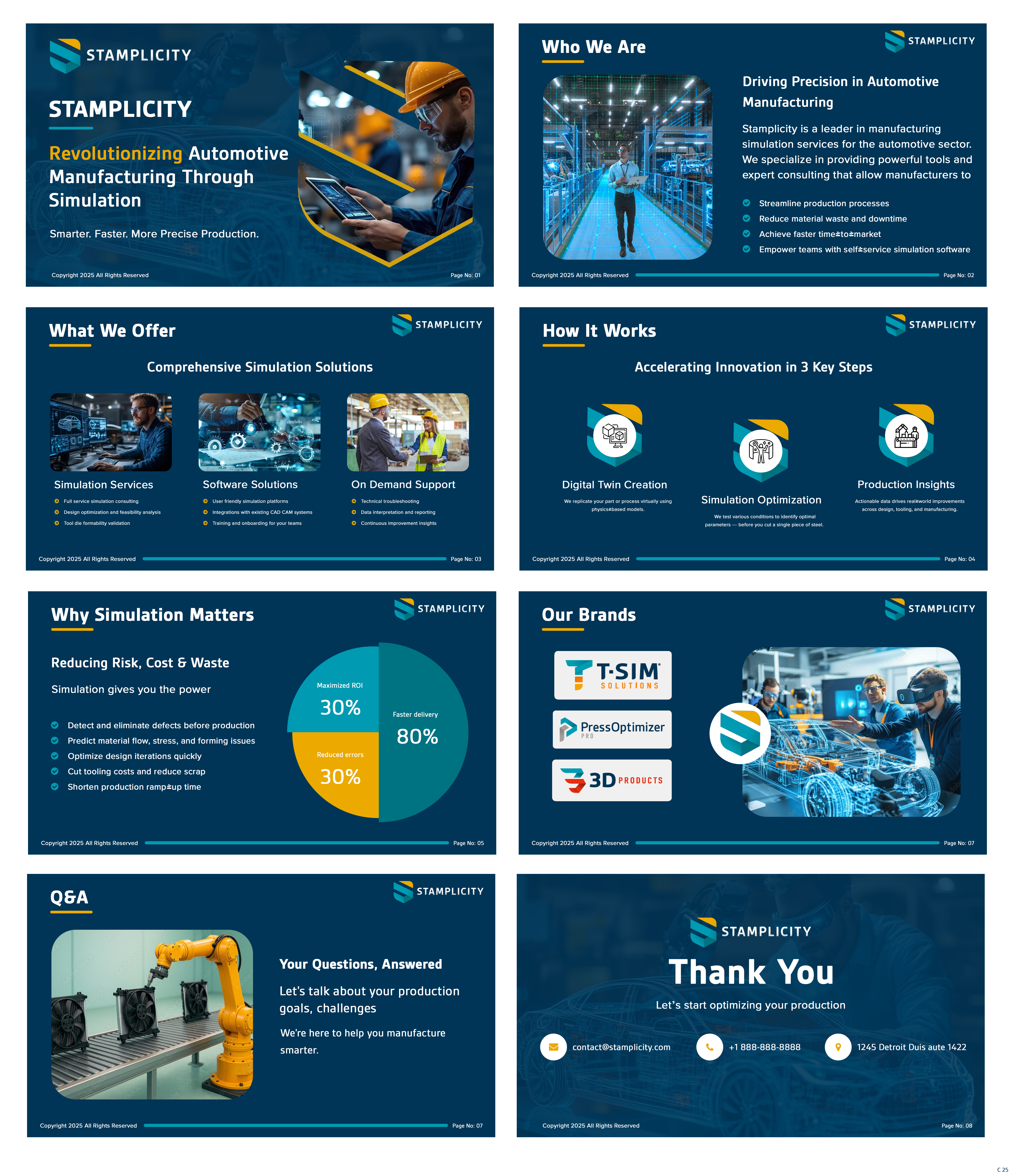 PowerPoint Design by pb for T-SIM Solutions | Design #35655387
