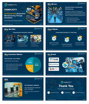 PowerPoint Design by pb for T-SIM Solutions | Design: #35655387