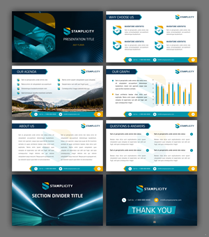 PowerPoint Design by pb for T-SIM Solutions | Design: #35655391