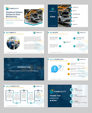 PowerPoint Design by pb for T-SIM Solutions | Design: #35676808