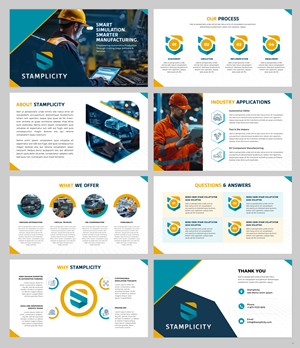 PowerPoint Design by pb for T-SIM Solutions | Design: #35676811