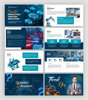 Diseño de PowerPoint por Graphic Guy para T-SIM Solutions | Diseño #35655061