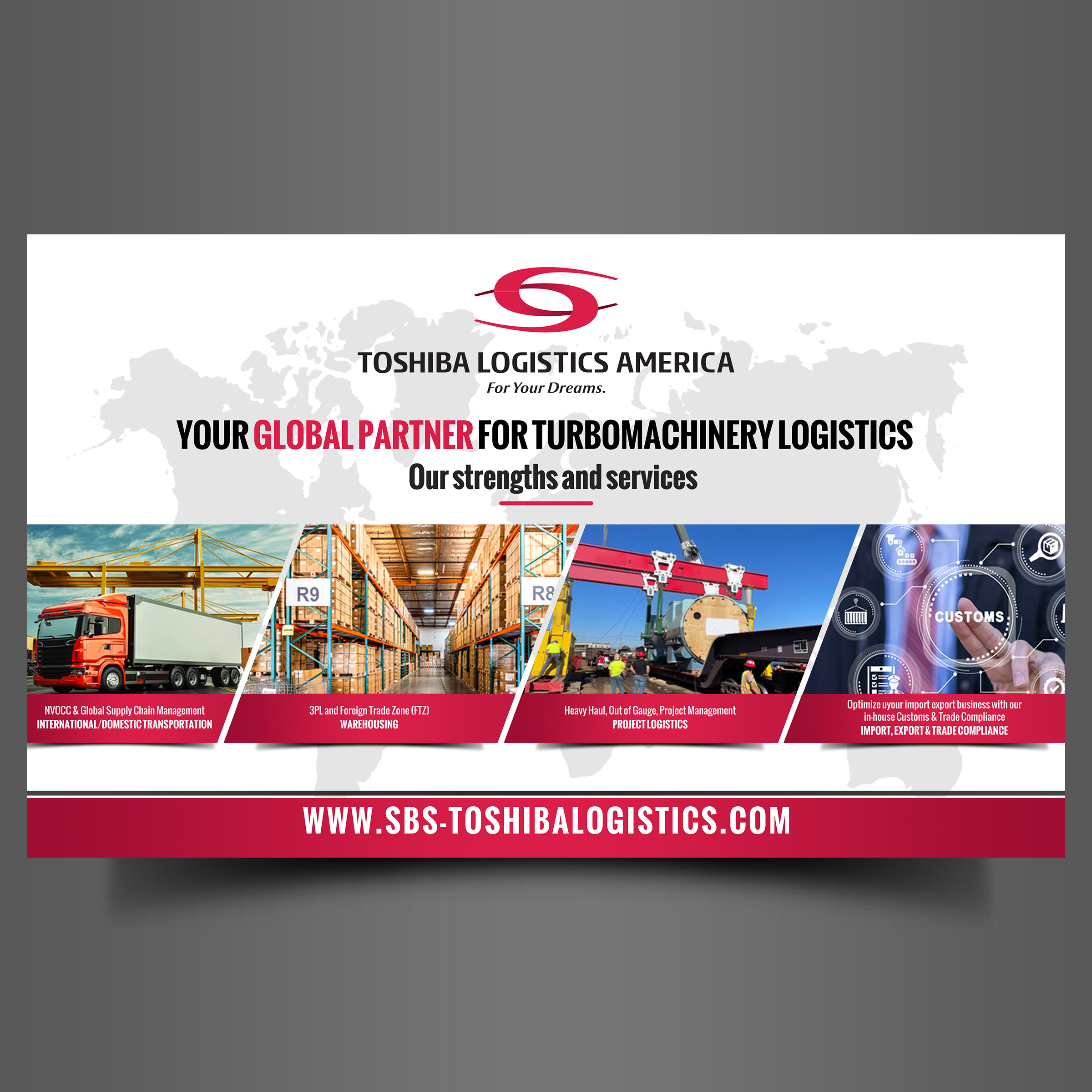 Grafik-Design von Designers Hub für Toshiba Logistics America | Design #35655707