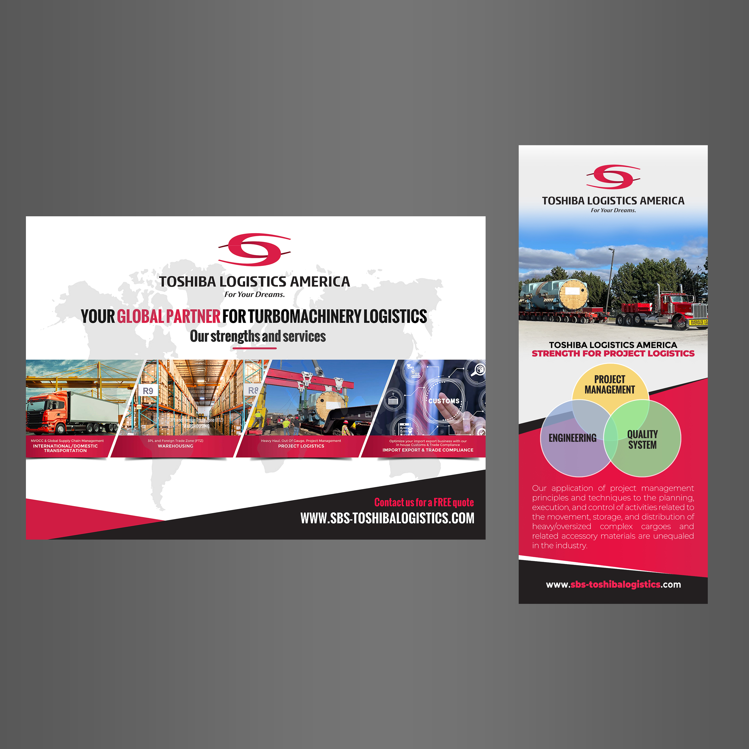 Graphic Design by Designers Hub for Toshiba Logistics America | Design #35665277