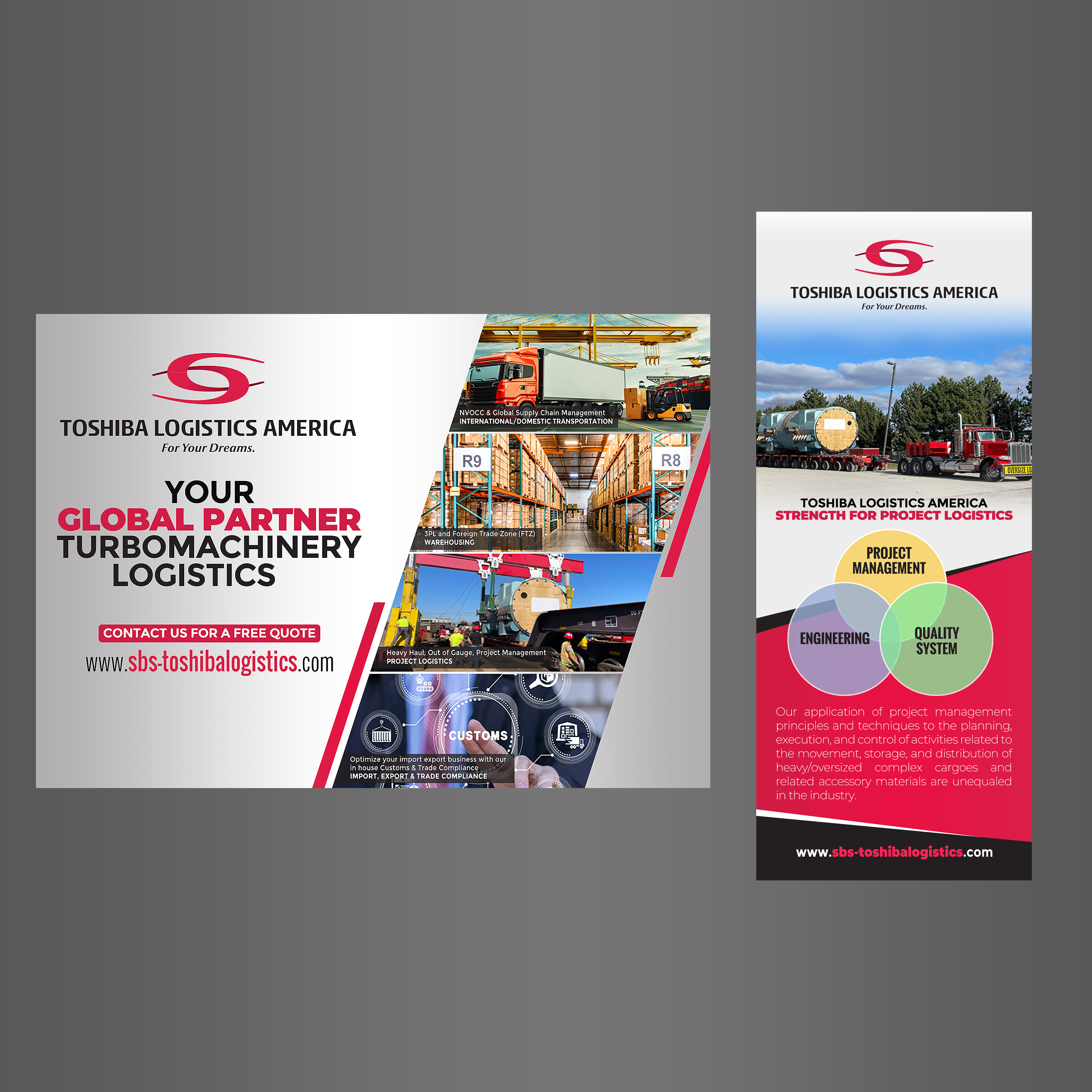 Grafik-Design von Designers Hub für Toshiba Logistics America | Design #35670479