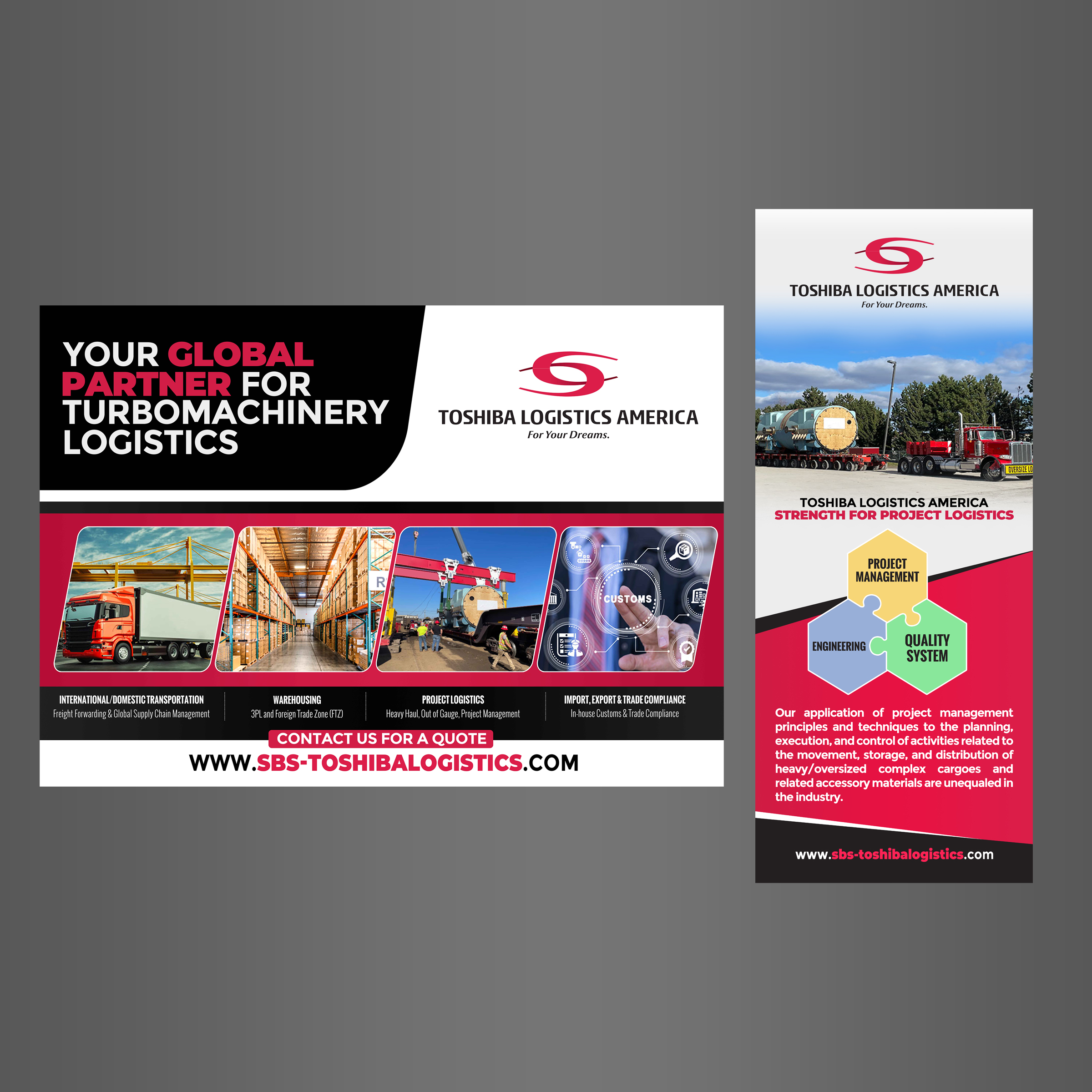 Graphic Design by Designers Hub for Toshiba Logistics America | Design #35719152